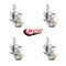 Service Caster 3 Inch Nylon Wheel Swivel 7/8 Inch Square Stem Caster Set with Brake SCC SCC-SQ20S314-NYS-TLB-78-4 - alternate 5
